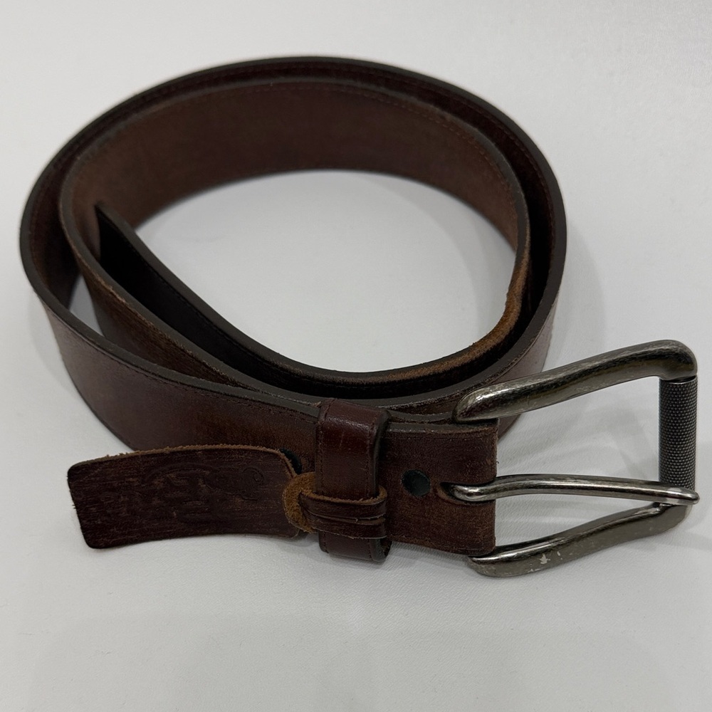 Justin Bent Rail Brown leather belt size 42